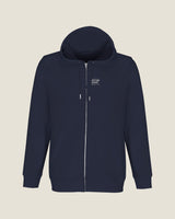 Off the Clock zip hoodie in French Navy, product view