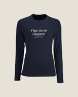One More Chapter long-sleeve in French Navy, product view