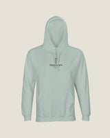 Reading Room hoodie in Creamy Green, product view
