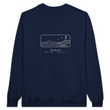 Coastline sweatshirt in Navy, product view