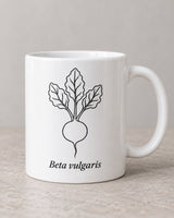 Beetroot mug, studio photo