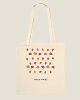 Mushroom tote in Natural, front view
