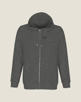 Off the Clock zip hoodie in Grey Melange, product view