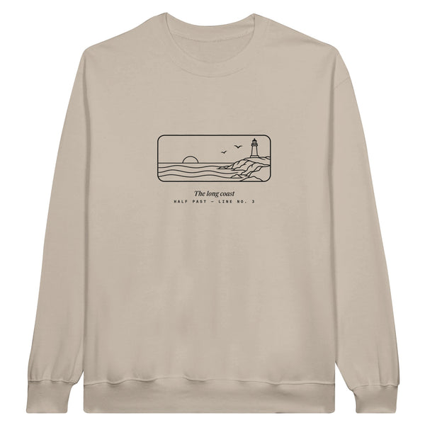 Coastline sweatshirt in Sand, product view