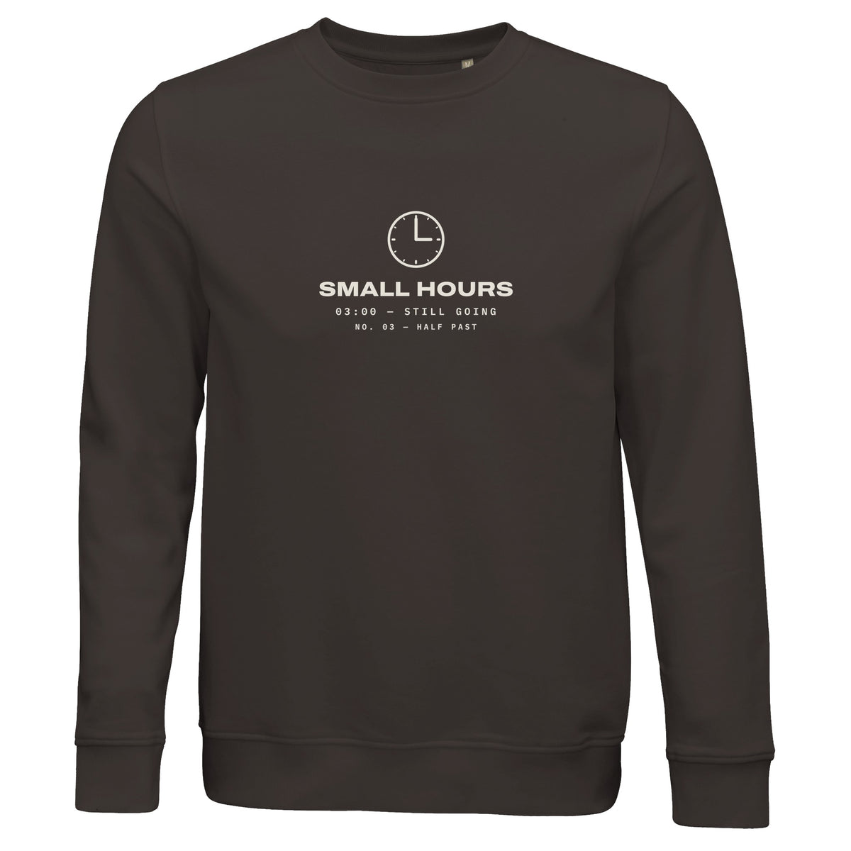 Small Hours sweatshirt in Charcoal, product view