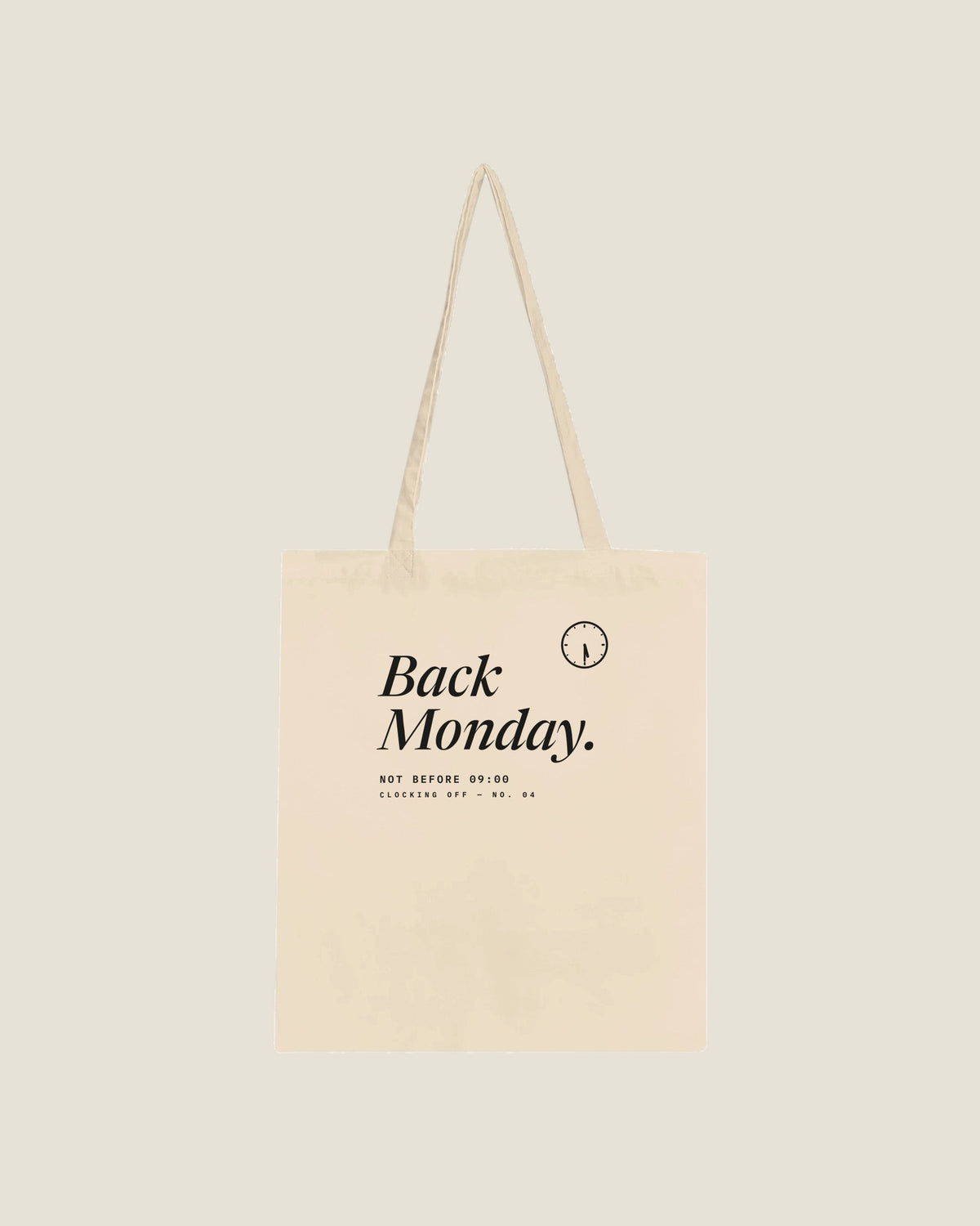 Back Monday tote in Natural, product view
