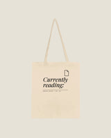 Currently Reading tote in Natural, product view