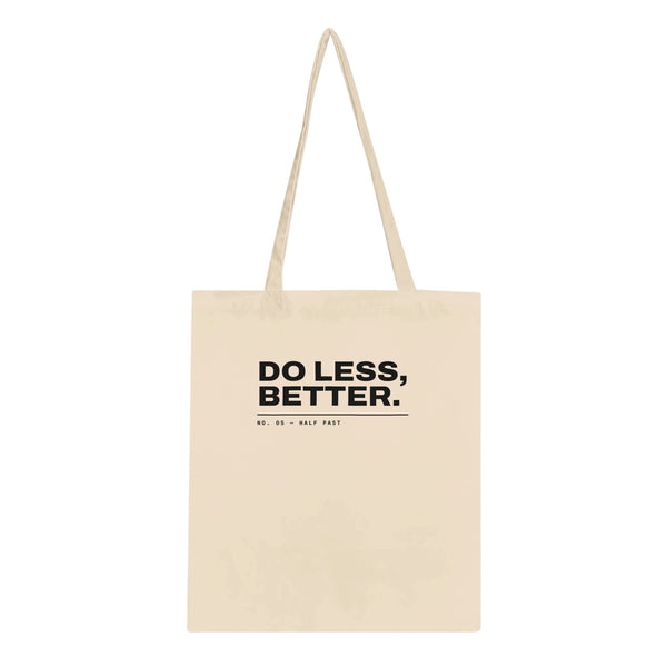 Do Less, Better tote in Natural, product view