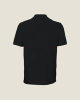 Core polo in Black, back view