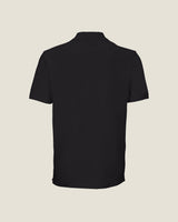 Core polo in Carbon Grey, back view