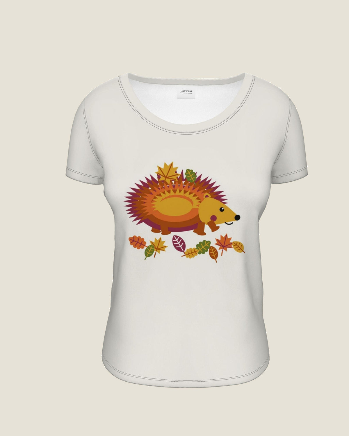 Hedgehog Scoop-Neck Tee, front