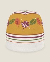 Leaf Stripe Reversible Beanie, leaf-stripe side