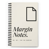 Margin Notes notebook, front cover