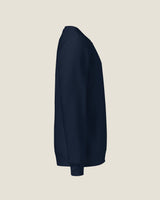 Core crew sweatshirt in French Navy, right side view