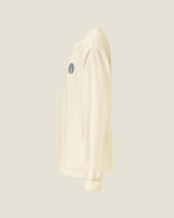 Core long-sleeve tee in Ecru, left side view